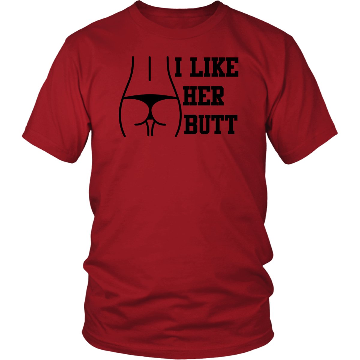 I like his beard/I like her butt Couple's Shirt - Beguiling Phenix Boutique