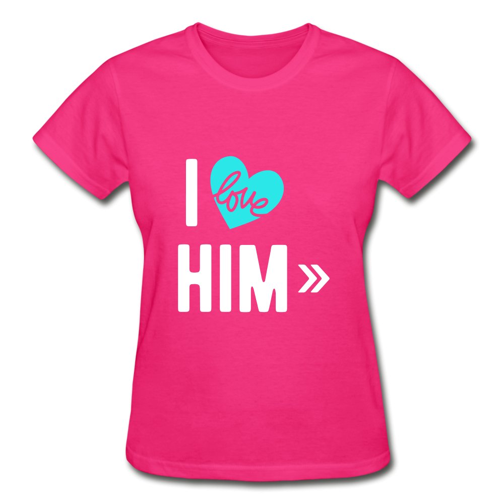 I love him - Ladies Shirt - Beguiling Phenix Boutique