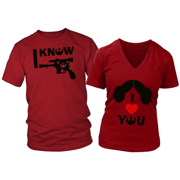 I love You, I Know Couple's Shirt - Beguiling Phenix Boutique