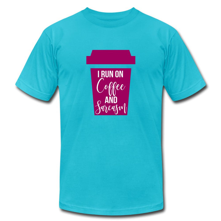 I run On Coffee And Sarcasm Unisex Shirt - Beguiling Phenix Boutique