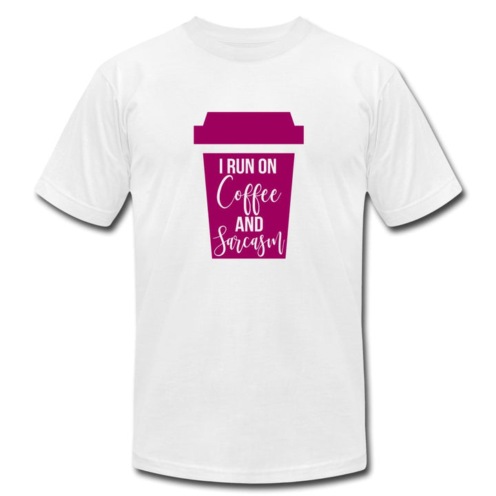 I run On Coffee And Sarcasm Unisex Shirt - Beguiling Phenix Boutique