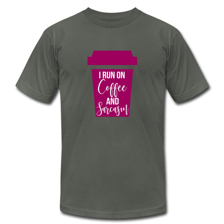 I run On Coffee And Sarcasm Unisex Shirt - Beguiling Phenix Boutique