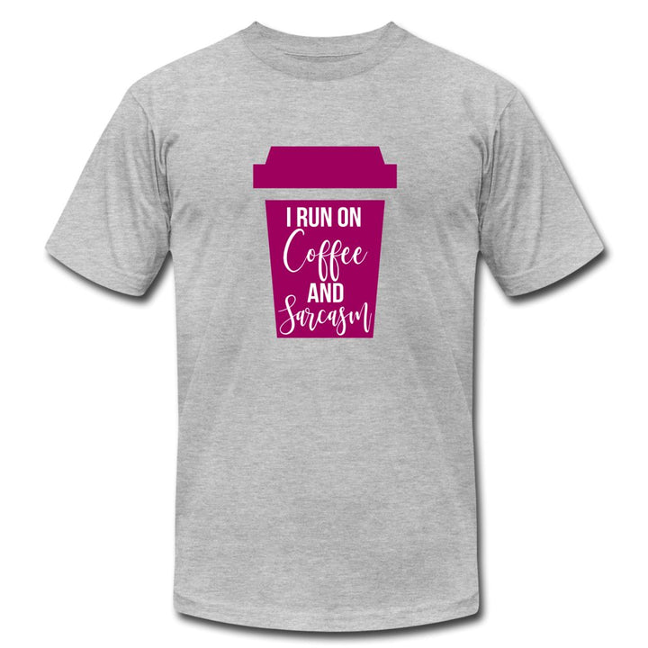I run On Coffee And Sarcasm Unisex Shirt - Beguiling Phenix Boutique