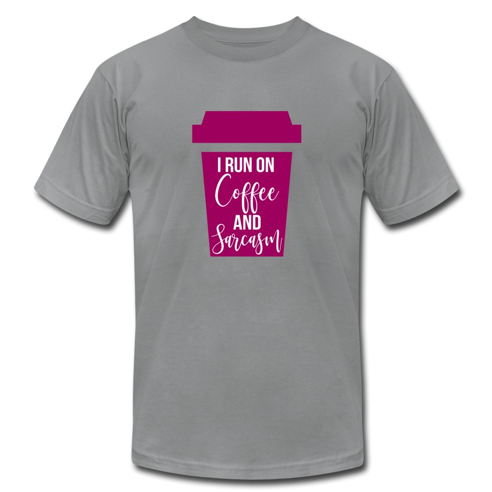 I run On Coffee And Sarcasm Unisex Shirt - Beguiling Phenix Boutique