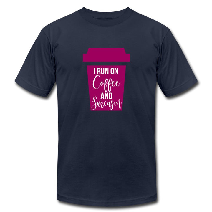 I run On Coffee And Sarcasm Unisex Shirt - Beguiling Phenix Boutique