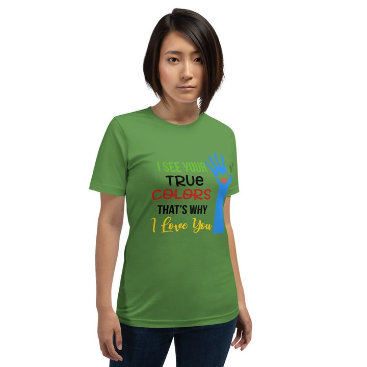 I See Your True Colors Autism Awareness Unisex Shirt - Beguiling Phenix Boutique