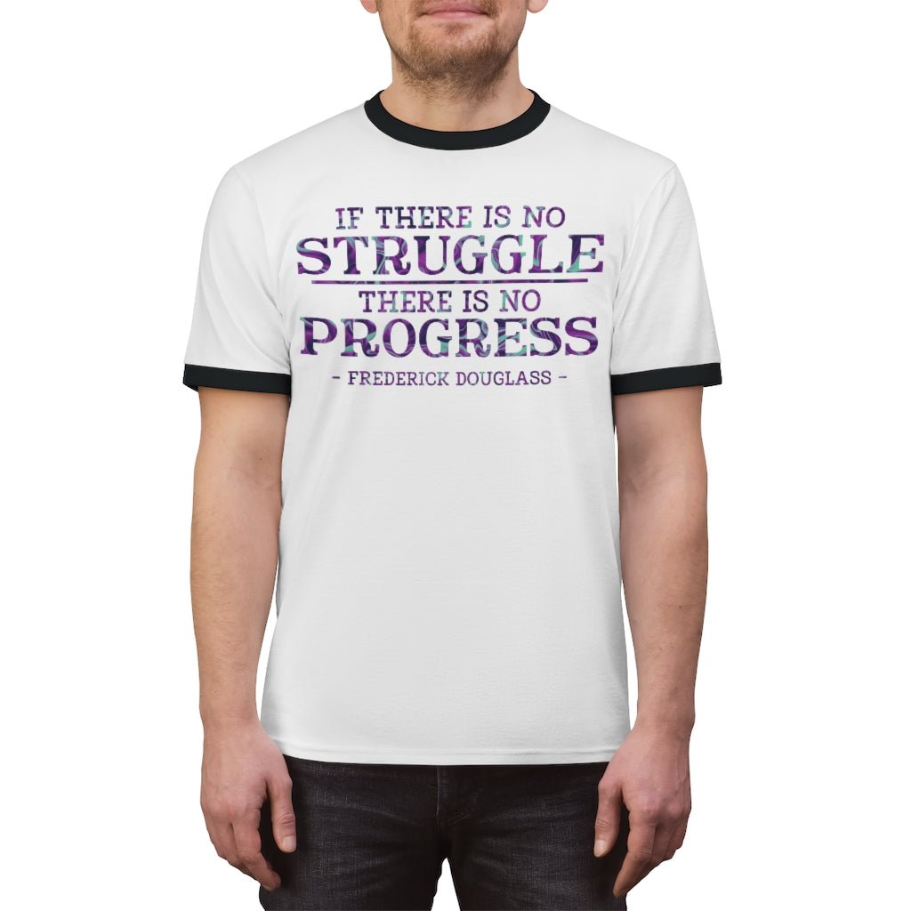 If There Is No Struggle Unisex Ringer Shirt - Beguiling Phenix Boutique