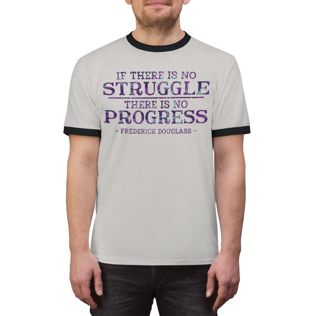 If There Is No Struggle Unisex Ringer Shirt - Beguiling Phenix Boutique