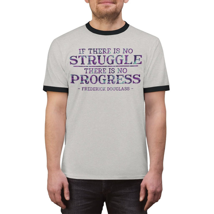 If There Is No Struggle Unisex Ringer Shirt - Beguiling Phenix Boutique