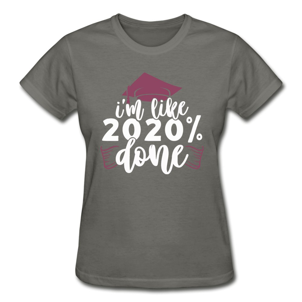 I'm Like 2020 Percent Done - Ladies Graduation Shirt - Beguiling Phenix Boutique