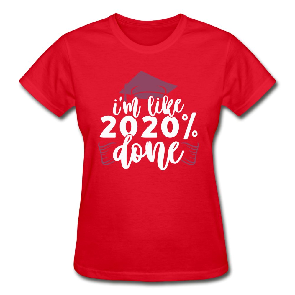 I'm Like 2020 Percent Done - Ladies Graduation Shirt - Beguiling Phenix Boutique