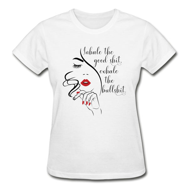 Inhale The Good S Ladies T-Shirt - Beguiling Phenix Boutique