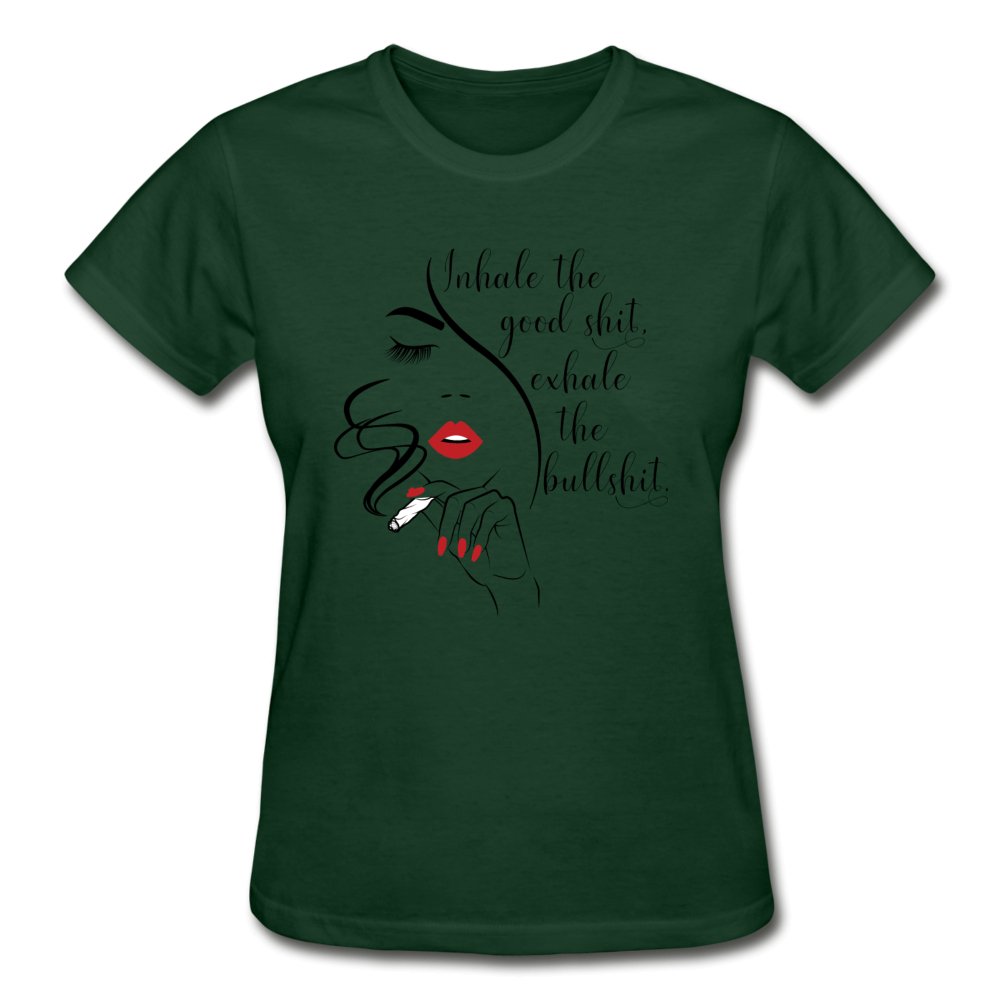 Inhale The Good S Ladies T-Shirt - Beguiling Phenix Boutique
