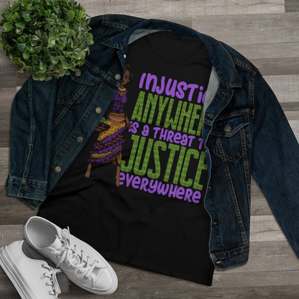 Injustice Anywhere Is A Threat Women's Shirt - Beguiling Phenix Boutique