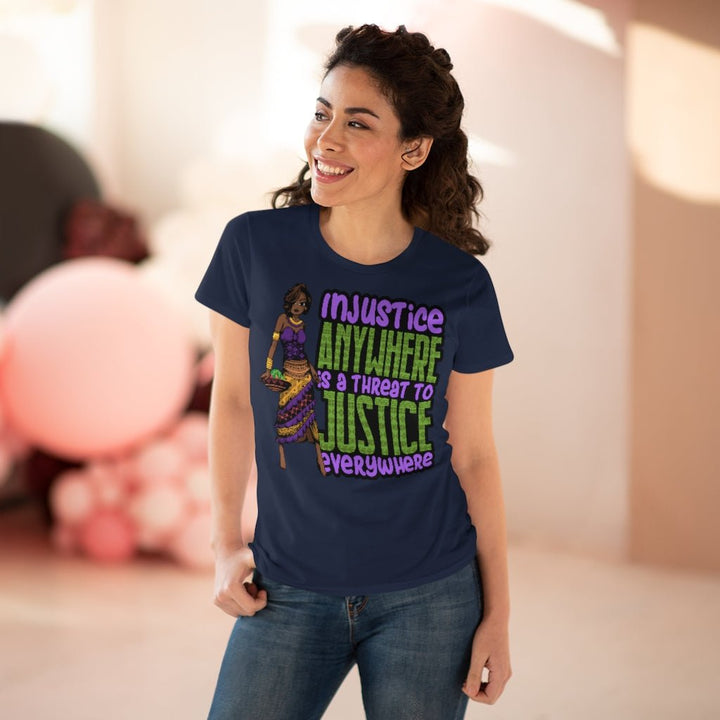 Injustice Anywhere Is A Threat Women's Shirt - Beguiling Phenix Boutique