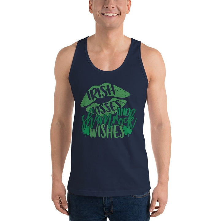 Irish Kisses Shamrock Wishes Unisex Tank - Beguiling Phenix Boutique
