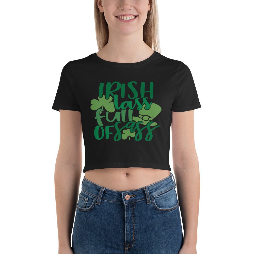 Irish Lass Full of Sass Crop Shirt - Beguiling Phenix Boutique