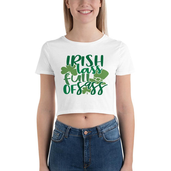 Irish Lass Full of Sass Crop Shirt - Beguiling Phenix Boutique