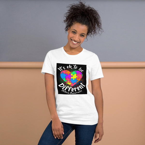 It's Ok To Be Different Autism Awareness Unisex Shirt - Beguiling Phenix Boutique