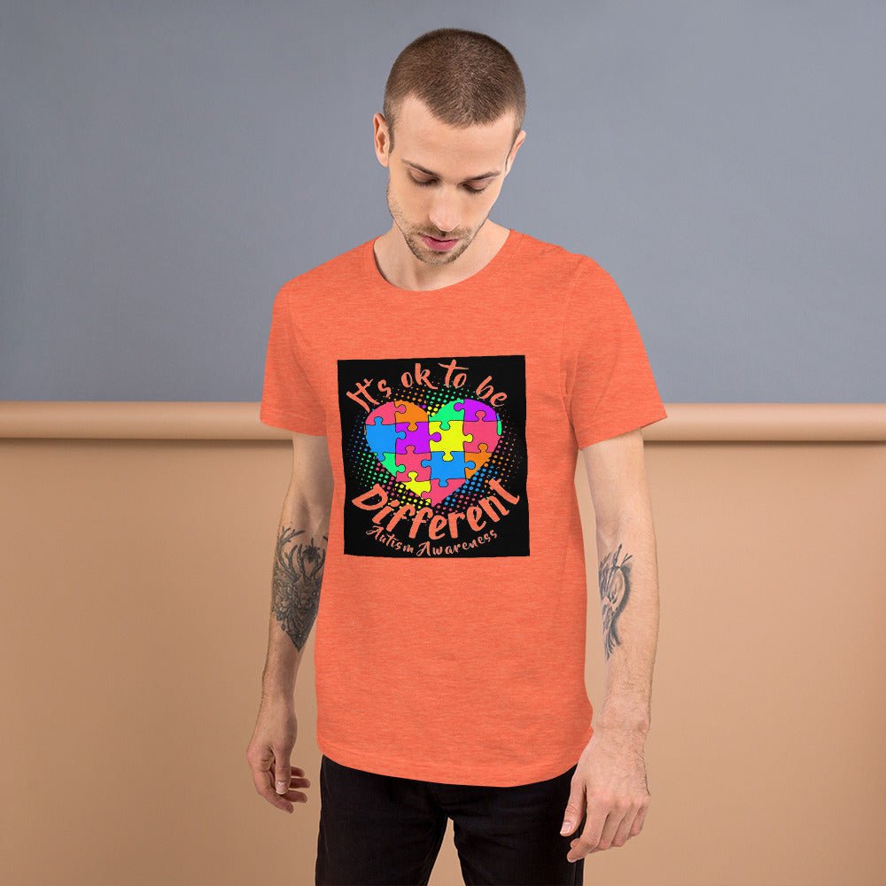 It's Ok To Be Different Autism Awareness Unisex Shirt - Beguiling Phenix Boutique