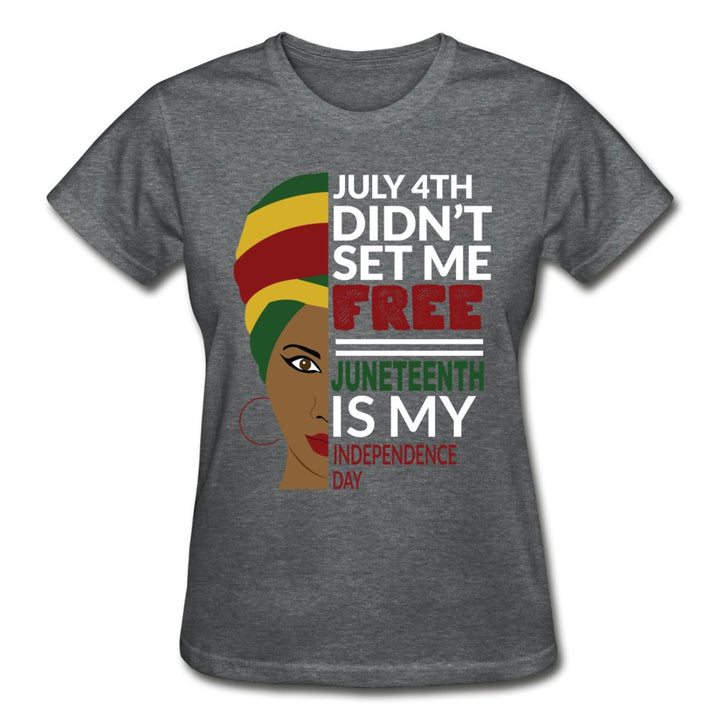 July 4th Juneteenth Ladies T-Shirt - Beguiling Phenix Boutique