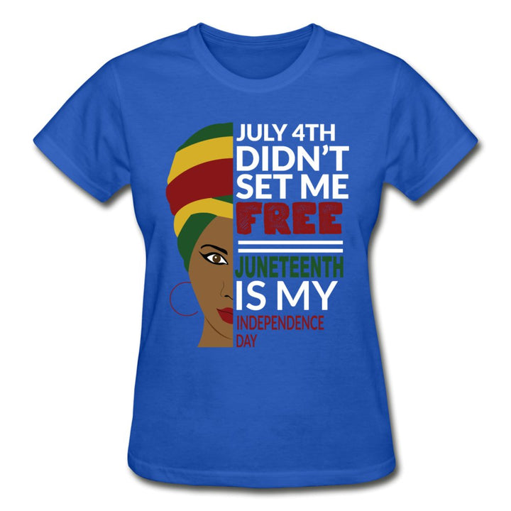 July 4th Juneteenth Ladies T-Shirt - Beguiling Phenix Boutique