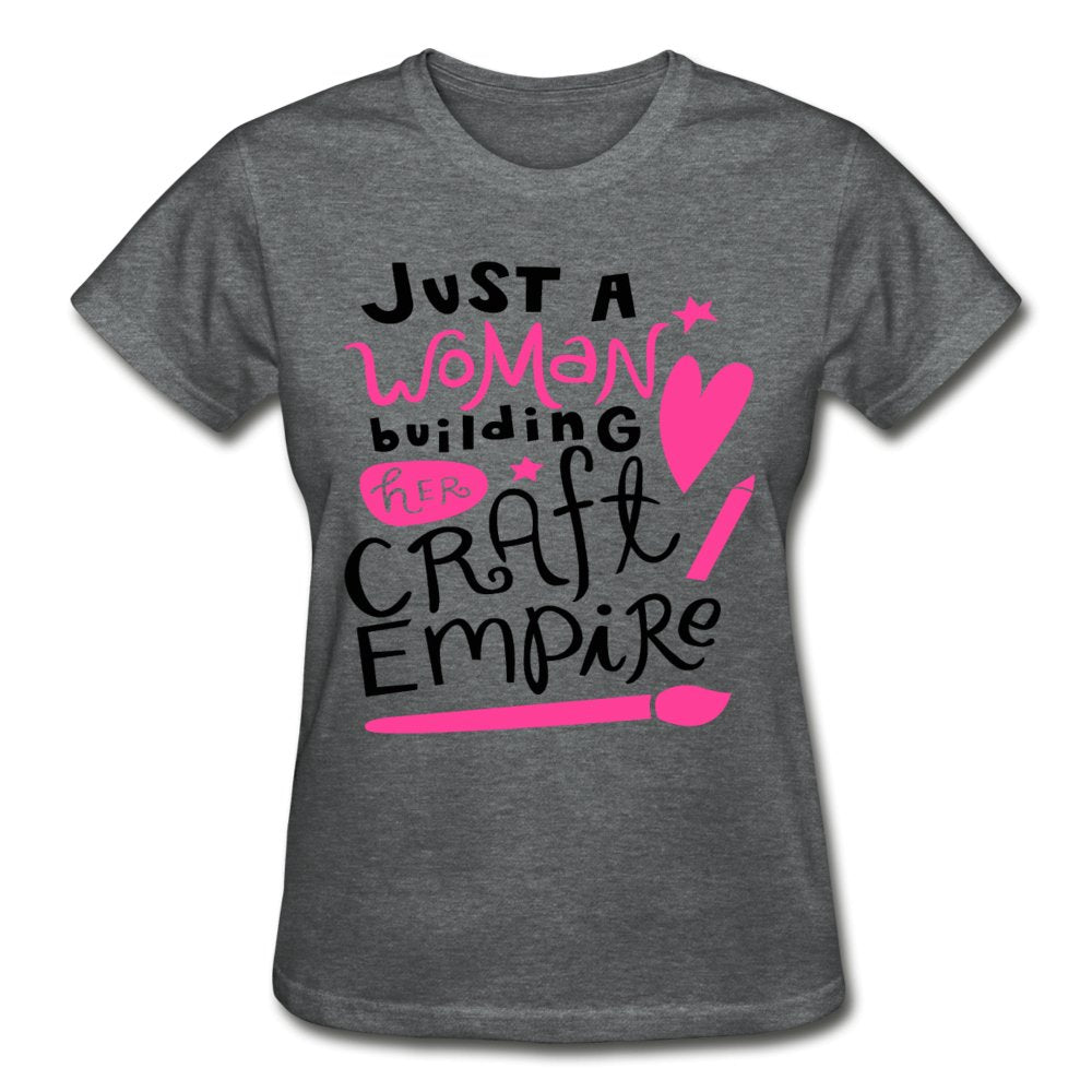 Just A Woman Building Her Craft Ladies Shirt - Beguiling Phenix Boutique
