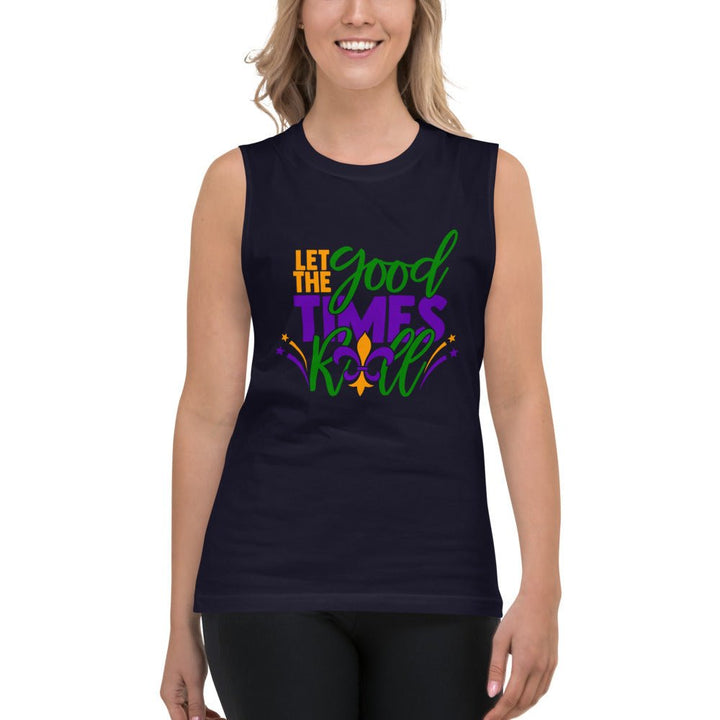 Let The Good Times Roll Mardi Gras Muscle Shirt - Beguiling Phenix Boutique