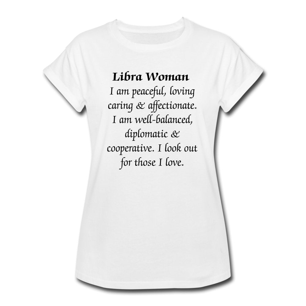 Libra Woman Shirt-White - Beguiling Phenix Boutique