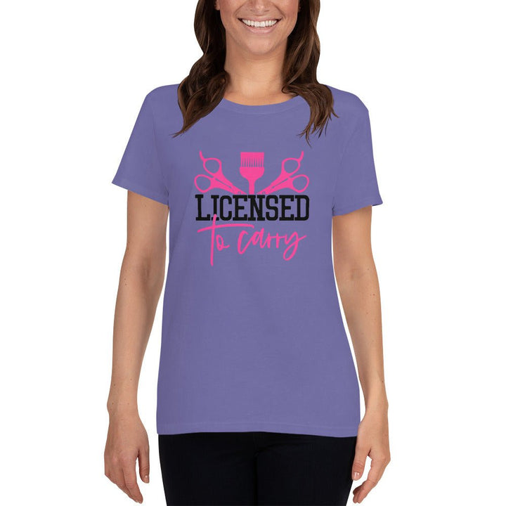 Licensed To Carry Women's Short Sleeve Shirt - Beguiling Phenix Boutique