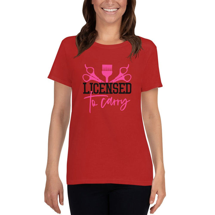 Licensed To Carry Women's Short Sleeve Shirt - Beguiling Phenix Boutique
