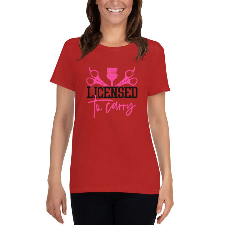 Licensed To Carry Women's Short Sleeve Shirt - Beguiling Phenix Boutique