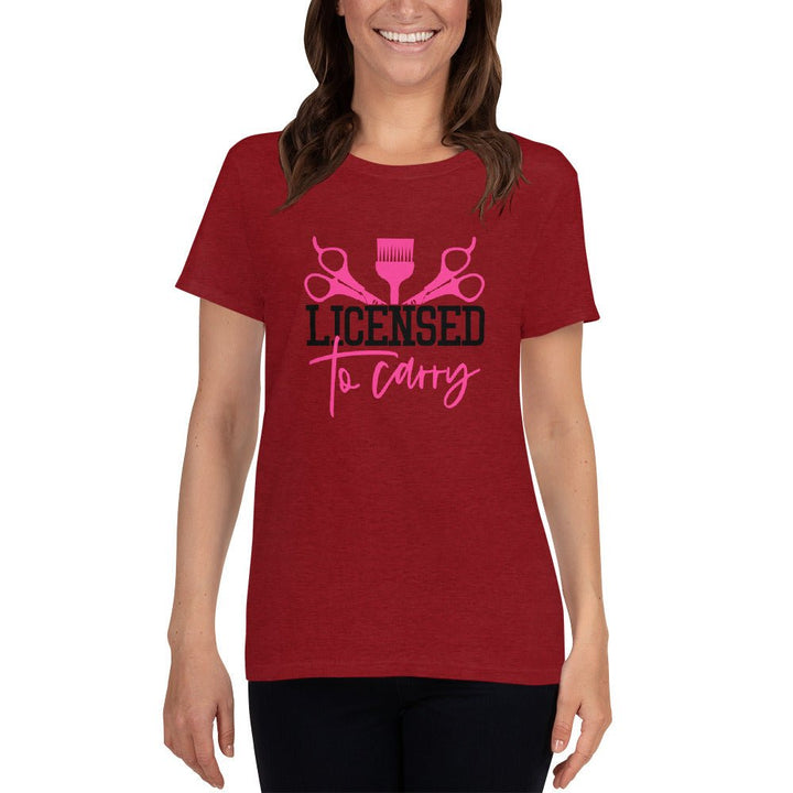 Licensed To Carry Women's Short Sleeve Shirt - Beguiling Phenix Boutique