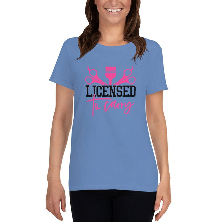 Licensed To Carry Women's Short Sleeve Shirt - Beguiling Phenix Boutique