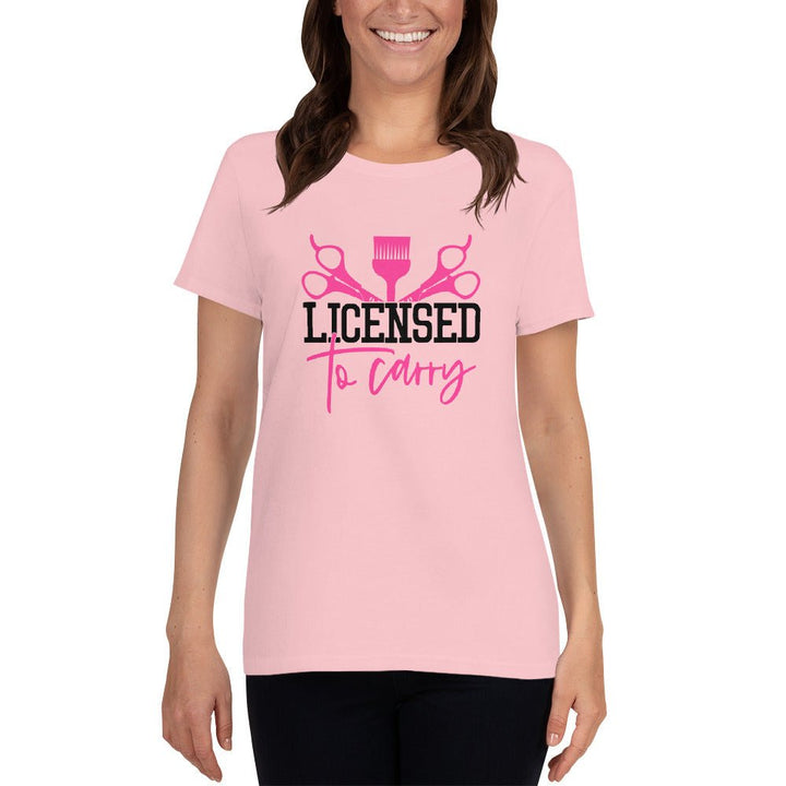Licensed To Carry Women's Short Sleeve Shirt - Beguiling Phenix Boutique