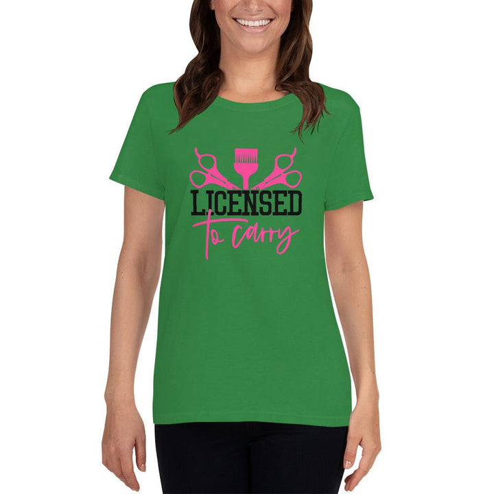 Licensed To Carry Women's Short Sleeve Shirt - Beguiling Phenix Boutique