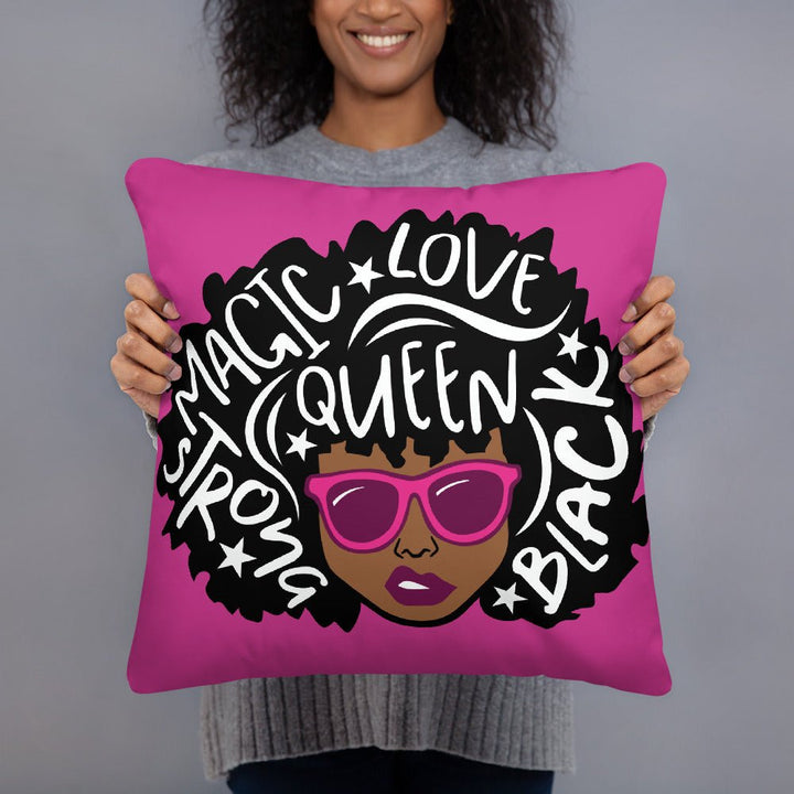 Magic Love Queen Throw Pillow-Pink - Beguiling Phenix Boutique