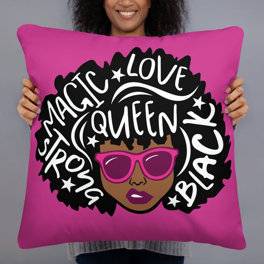 Magic Love Queen Throw Pillow-Pink - Beguiling Phenix Boutique