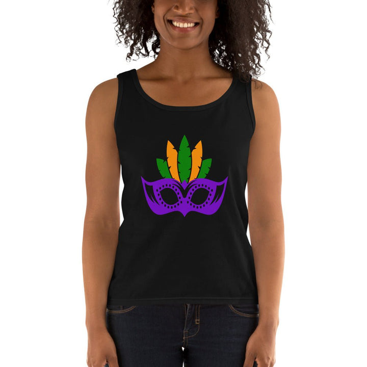 Mardi Gras Mask Ladies Tank - Beguiling Phenix Boutique