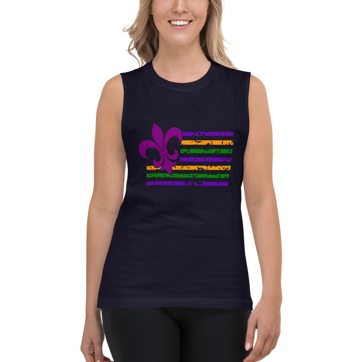 Mardi Gras Muscle Shirt - Beguiling Phenix Boutique