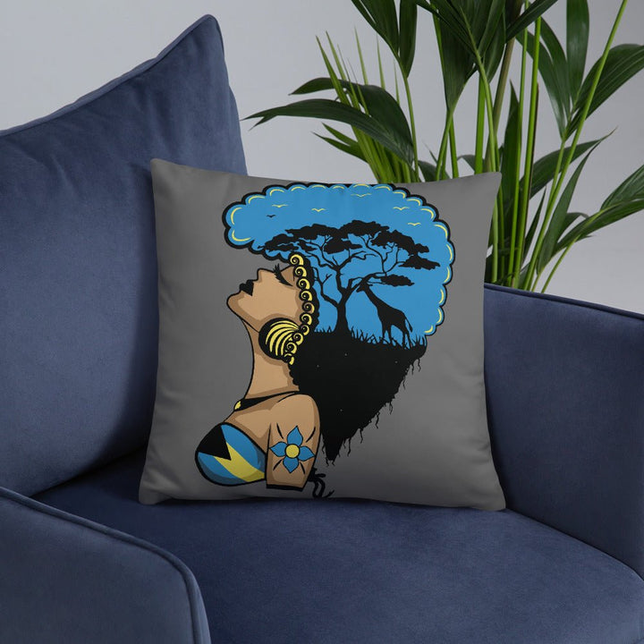 Mental Growth Throw Pillow-Gray - Beguiling Phenix Boutique
