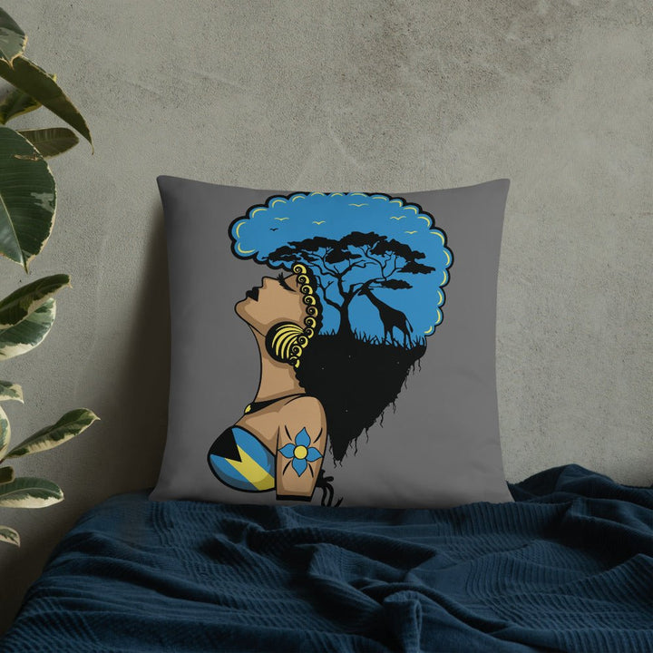 Mental Growth Throw Pillow-Gray - Beguiling Phenix Boutique
