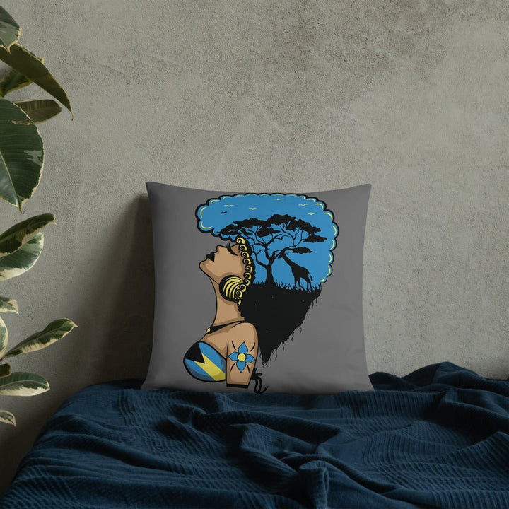 Mental Growth Throw Pillow-Gray - Beguiling Phenix Boutique