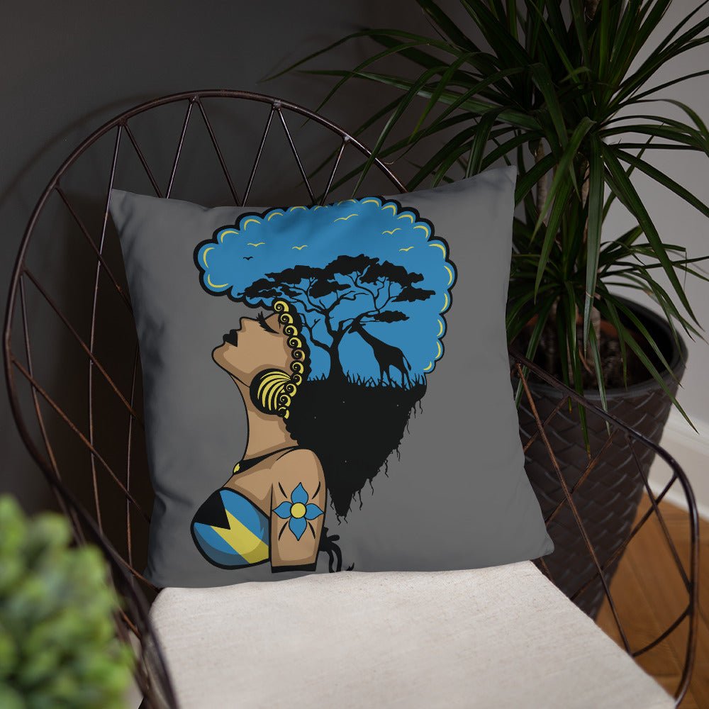 Mental Growth Throw Pillow-Gray - Beguiling Phenix Boutique