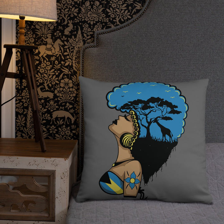 Mental Growth Throw Pillow-Gray - Beguiling Phenix Boutique