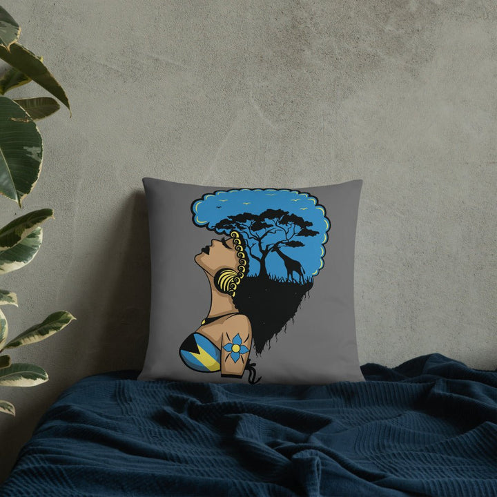 Mental Growth Throw Pillow-Gray - Beguiling Phenix Boutique