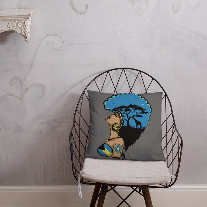 Mental Growth Throw Pillow-Gray - Beguiling Phenix Boutique