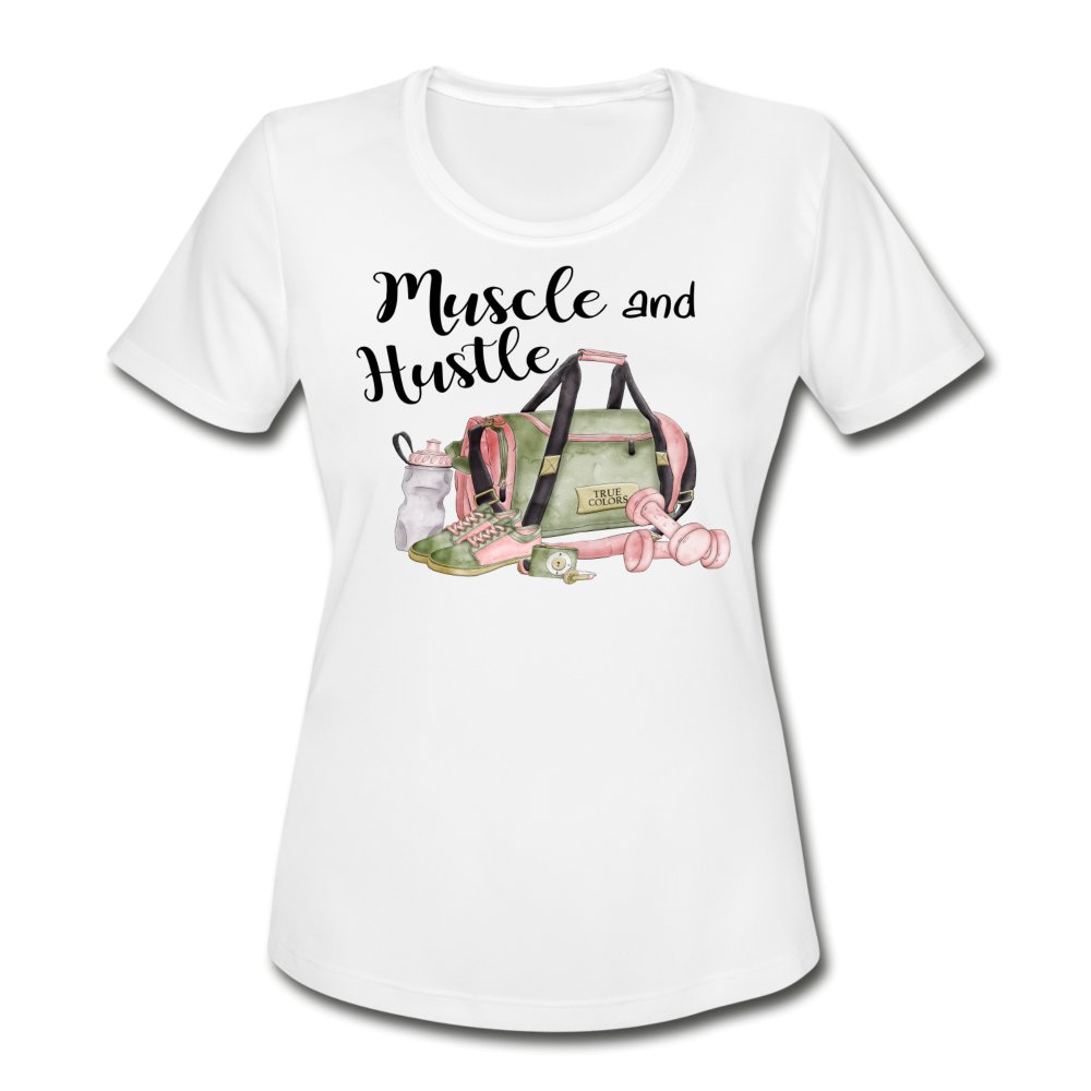 Muscle & Hustle Moisture Wick Performance Shirt - Beguiling Phenix Boutique