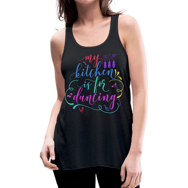 My Kitchen Is For Dancing Women's Flowy Tank - Beguiling Phenix Boutique