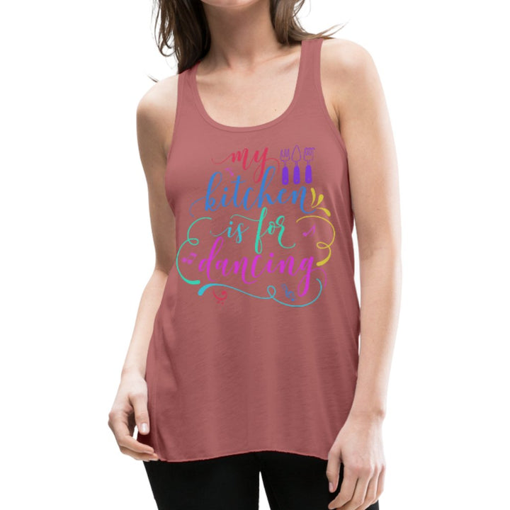 My Kitchen Is For Dancing Women's Flowy Tank - Beguiling Phenix Boutique